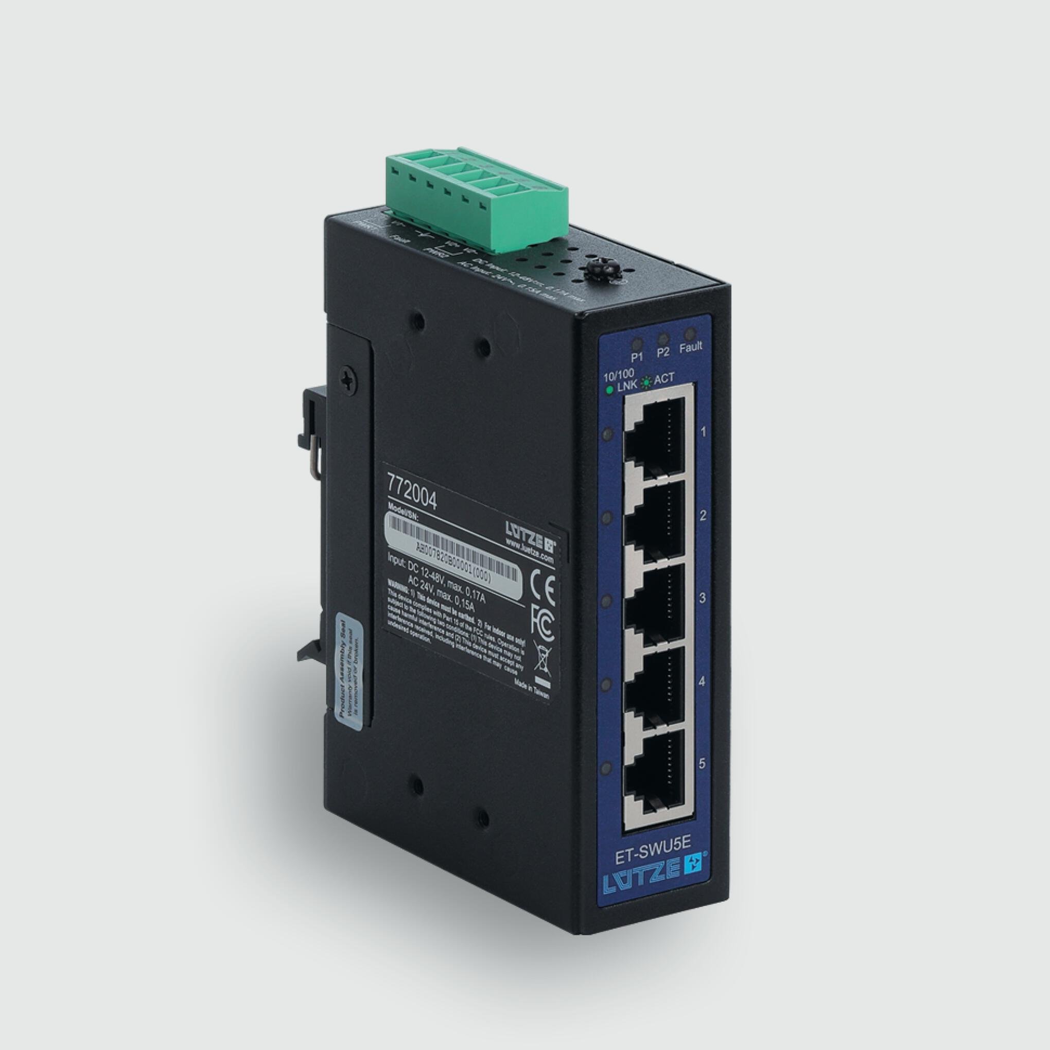 772004 | Lutze | 5 Port Industrial Ethernet Switch